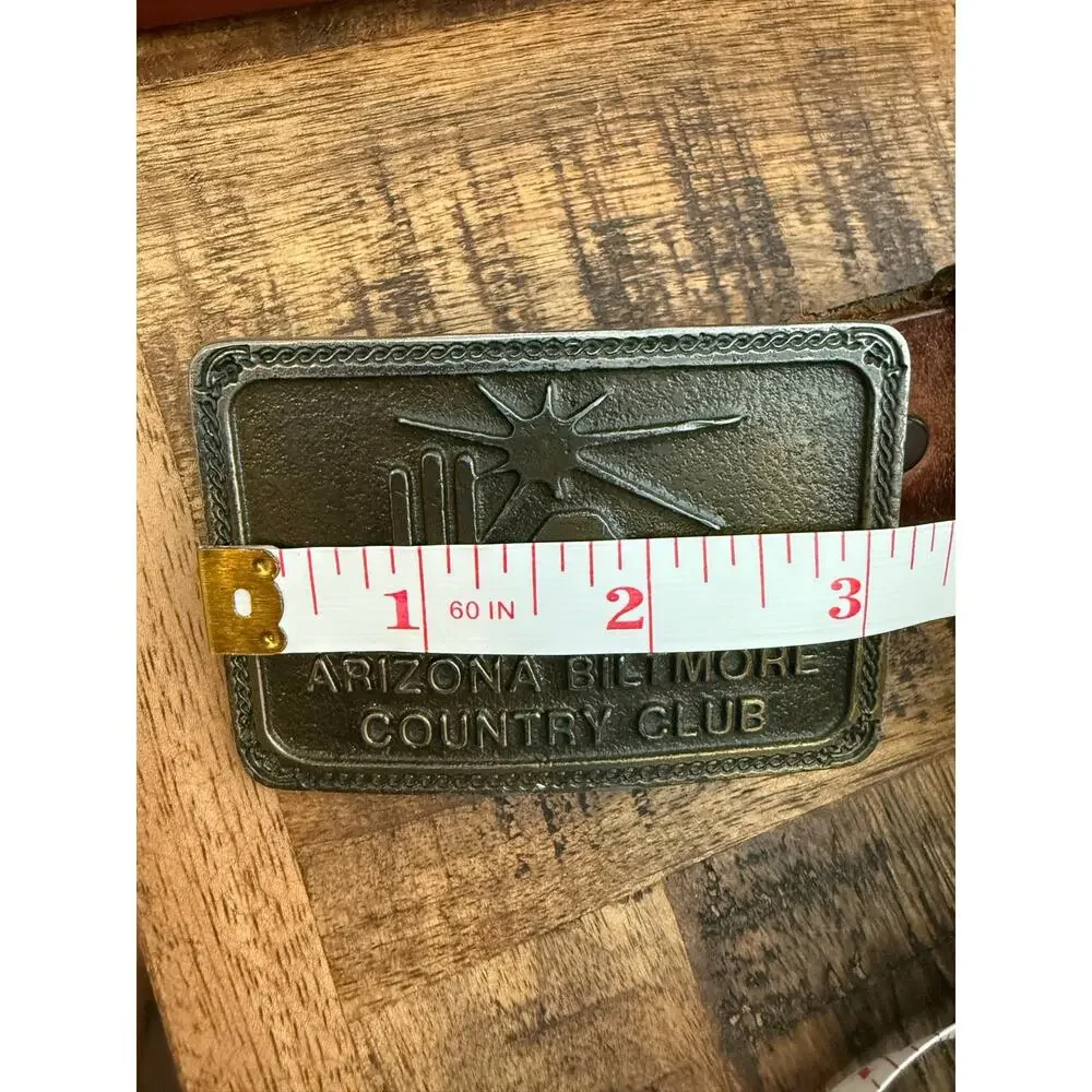 Vintage Arizona Biltmore Country Club Belt Buckle B&H Buckles Broken Arrow OK